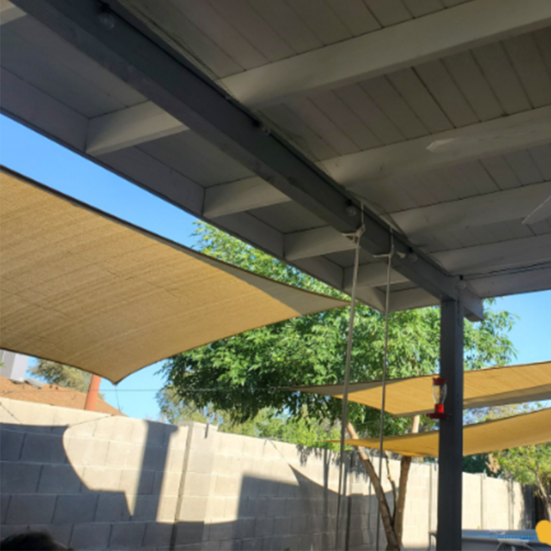 Come installare la rete parasole